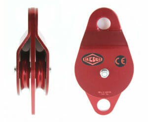 Skedco 3in Double Pulley with Becket