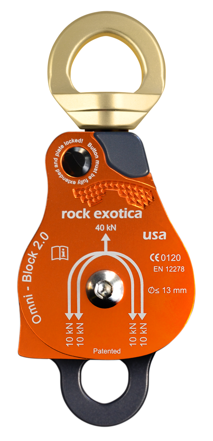 Rock Exotica P53 Omni-Block 2.0 Inch Swivel Pulley 
